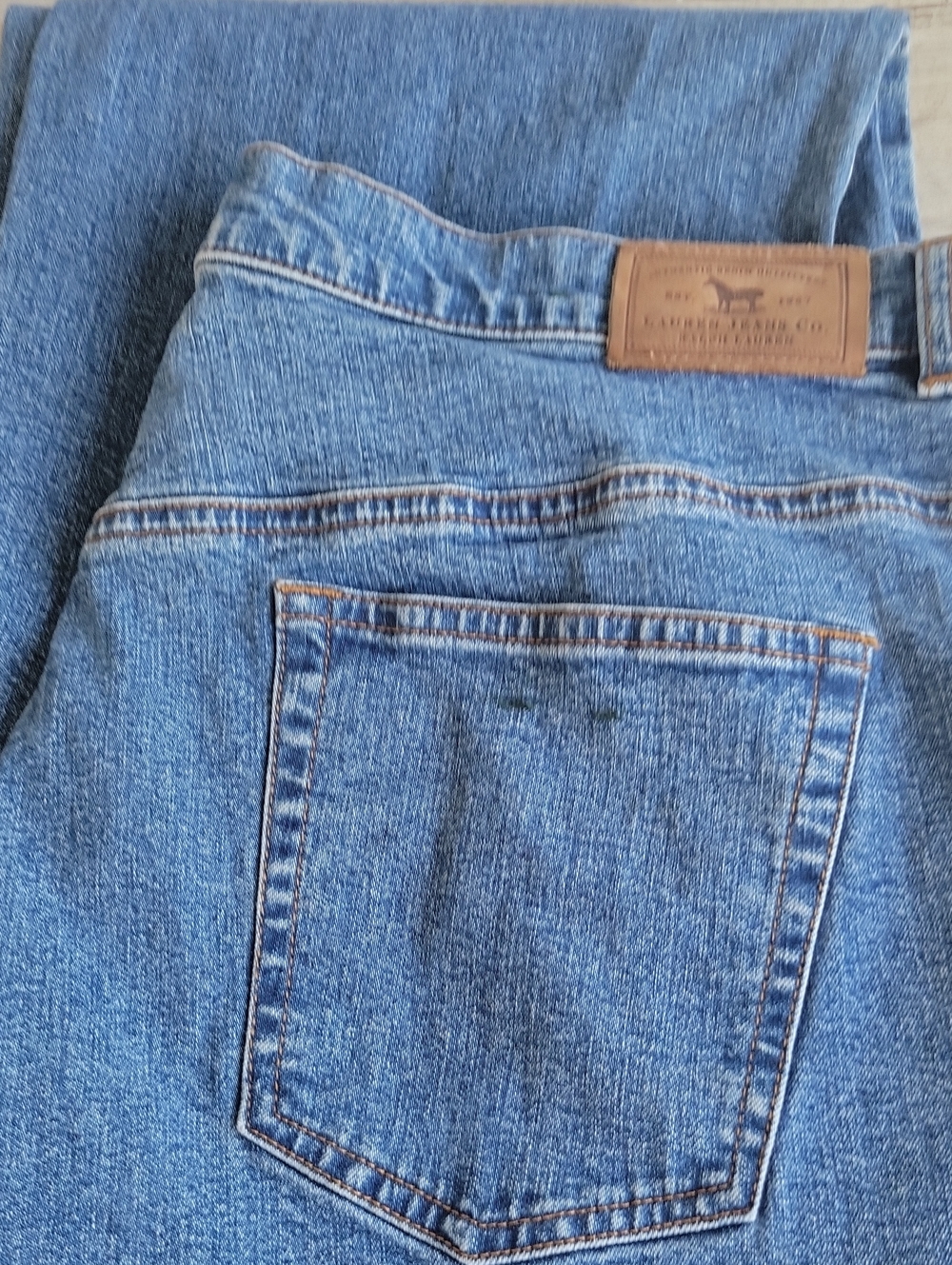 Ralph Lauren Woman's Blue Relaxed Denim Jeans